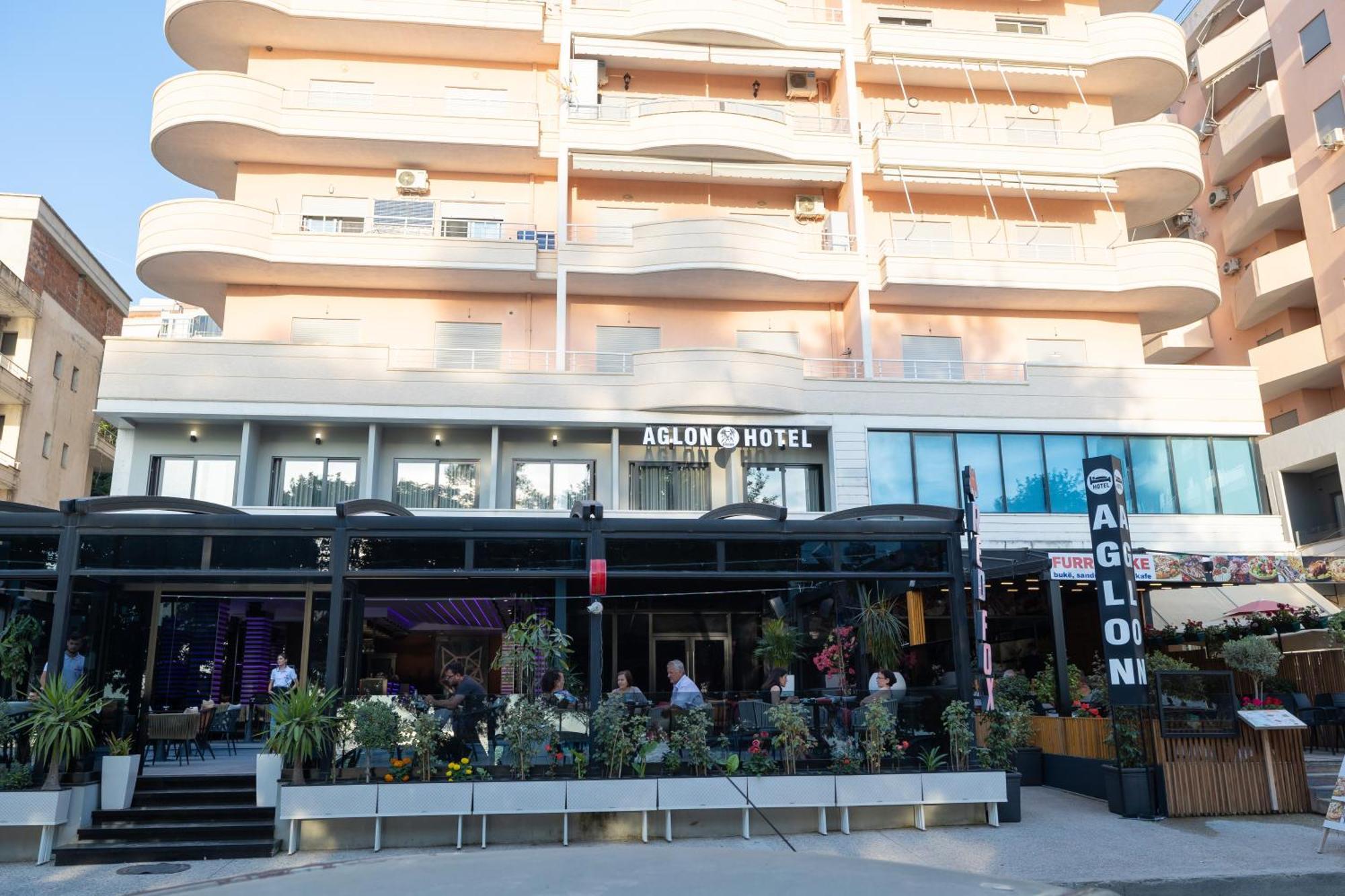 Aglon Twin'S Hotel Vlorë Exterior foto