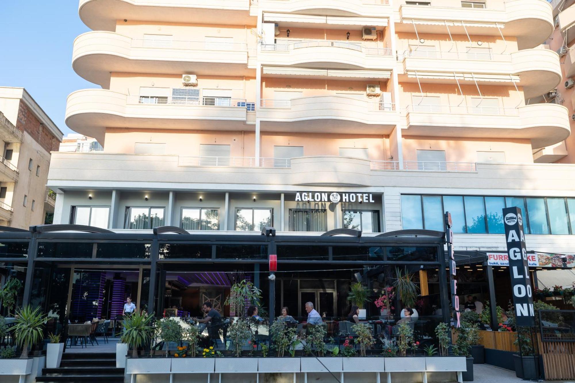 Aglon Twin'S Hotel Vlorë Exterior foto